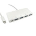 CablesDirect USB3C-HUB4BPWPD interface hub USB 3.2 Gen 1 [3.1 Gen 1] Type-C