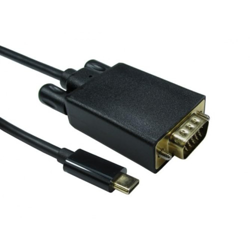 Cables Direct Cavo video da USB di tipo C maschio a VGA maschio, 5 m