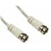 Cables Direct 2 FW-15 °F-Type Coaxial Cable Male/Male 15 m F-Type F-Type White, F-type, Nickel, White, Right)
