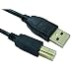 USB 2.0 Typ A Stecker auf Typ B Stecker Kabel