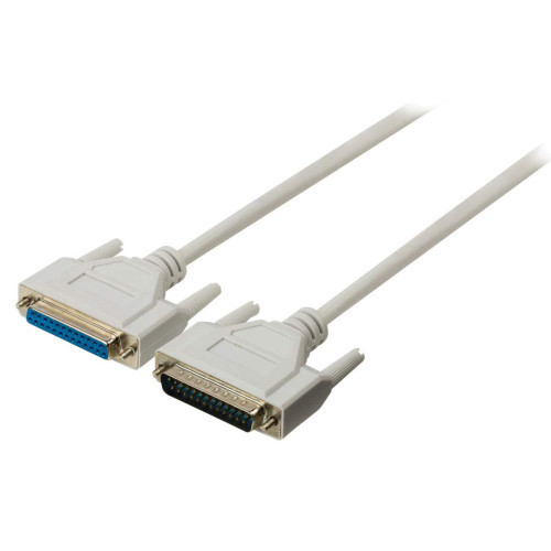 Serial RS232 25 Pin Male to Female Cable - 10m
