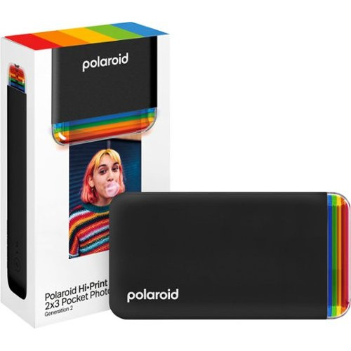 Polaroid - Hi-Print 2x3 Pocket Photo Printer Generation 2 - Black