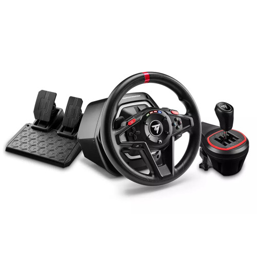 Thrustmaster T128 Shifter Pack Black Steering wheel + pedals + shifter Analogue / Digital PC, Xbox One, Xbox One S, Xbox One X