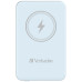 Verbatim Charge 'n' Go Magnetic Wireless Power Bank 5000mAh Blue