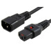 Microconnect PC1024 power cable Black 1 m C13 coupler C14 coupler