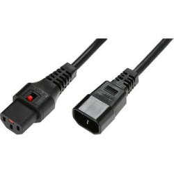Microconnect PC1022 power cable Black 3 m C14 coupler C13 coupler