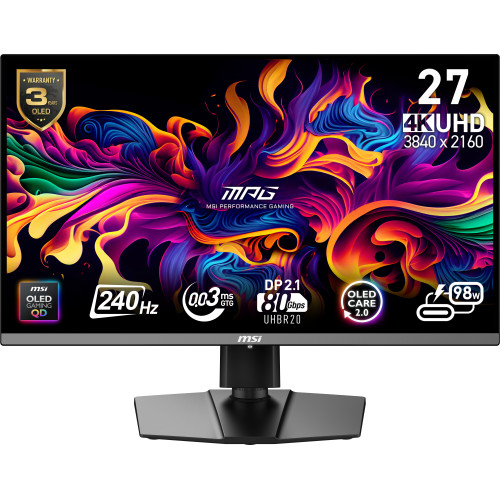 MSI MPG 272URX QD-OLED computer monitor 67.3 cm (26.5