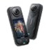 Insta360 X5 – Caméra d'action étanche 8K 360°, Faible luminosité, Effet Perche à Selfie Invisible, lentille Robuste et remplaçable, Batterie de 3 Heures, Protection Contre Le Vent intégré
