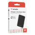 Verbatim Charge 'n' Go Essentials Magnetic Wireless Power Bank 5000 mAh Black