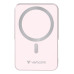 Verbatim Charge 'n' Go Magnetic Wireless Power Bank with stand - 10000 mAh Pink
