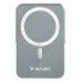 Verbatim Charge 'n' Go Magnetic Wireless Power Bank with stand - 10000 mAh Grey