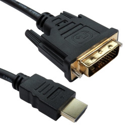 Cables Direct 5m DVI-D Single Link to HDMI Cable