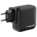 Verbatim Mini GaN Charger 165W 4 Port US plug with EU and UK adaptors