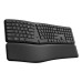 Trust Keyra Ergonomic multidevice wireless keyboard - Black