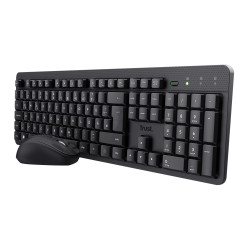 Trust TKM-360 keyboard Mouse included Office RF Wireless QWERTY UK English Black