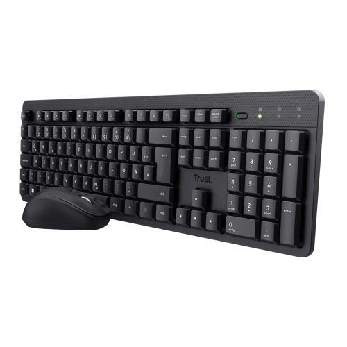 Trust TKM-360 keyboard Mouse included Office RF Wireless QWERTY UK English Black