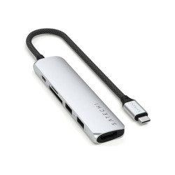 Satechi 6-in-1 - Docking station - USB-C 3.2 Gen 2 - HDMI - 1GbE