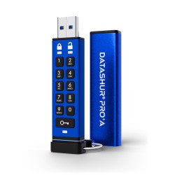 iStorage datAshur PRO+A 32GB | FIPS 140-3 Level 3 Certified | BSPA Certified | Secure USB Type-A drive | AES-XTS 256-bit Hardware Encryption | PIN protected