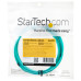 StarTech.com 3m (10ft) LC/UPC to LC/UPC OM3 Multimode Fiber Optic Cable, Full Duplex 50/125µm Zipcord Fiber Cable, 100G, Low Insertion Loss, LSZH Fiber Jumper Cord