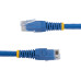 StarTech.com 4ft CAT6 Ethernet Cable - Blue CAT 6 Gigabit Ethernet Wire -250MHz 100W PoE RJ45 UTP Molded Network/Patch Cord w/Strain Relief/ Individually Tested