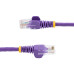 StarTech.com Cat5e Ethernet Patch Cable with Snagless RJ45 Connectors - 10 m, Purple