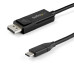 StarTech.com 3.3ft (1m) USB C to DisplayPort 1.4 Cable 8K 60Hz/4K - Bidirectional DP to USB-C or USB-C to DP Reversible Video Adapter Cable -HBR3/HDR/DSC - USB Type-C/Thunderbolt Monitor Cable