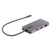 StarTech.com USB C Multiport Adapter, Dual HDMI Video, 4K 60Hz, 2Pt 5Gbps USB-A Hub, 100W Power Delivery Pass-Through/GbE/SD/MicroSD, 12