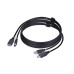StarTech.com 6ft (1.8m) HDMI and USB 5Gbps KVM Cable, 4K 60Hz, HDMI 2.0 and USB Combo Cable for KVM Switches
