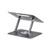 StarTech.com Rotating Laptop Stand, 360 Swivel, Ergonomic Desk Riser for Computer, Elevated Tray w/ Adjustable Tilt, Max 11lb/5kg, Aluminum Build, Portable Design