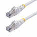 StarTech.com 10m White CAT8 Ethernet Cable, Snagless RJ45, 25G/40G, 2000MHz, 100W PoE++, S/FTP, 26AWG Pure Bare Copper Wire, LSZH, Shielded Network Patch Cord w/Strain Reliefs, Individually Tested