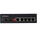StarTech.com Industrial 6 Port Gigabit Ethernet Switch 4 PoE RJ45 +2 SFP Slots 30W PoE+ 48VDC 10/100/1000 Power Over Ethernet LAN Switch -40C to 75C with DIN Connector/Mountable
