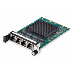 StarTech.com 4-Port RJ45 Gigabit OCP 3.0 Server Network Card w/Intel® I350-AM4, SFF 4C+ Compatible, Multi-Speed Ethernet, PCIe 3.0, LAN Transformer, NIC w/PXE/9K