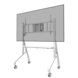 Neomounts FL50-575WH1 TV trolley 65-115" - fast installation - TÜV