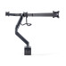StarTech.com Crossbar Triple Monitor Desk Mount For Up To Three 27in Screens, VESA 75x75/100x100, Tool-Less Arm Adjustments, C-Clamp/Grommet, Spring-Assisted Arm