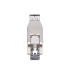 StarTech.com Gigabit Fiber to RJ45 Ethernet Media Converter Dongle, Optical Singlemode 10km/Multimode 800m, PoE Powered, Compact Design, Metal Housing, Micro Mini, TAA