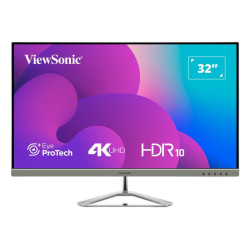 Viewsonic VX3276-4K-MHD-2 computer monitor 81.3 cm (32") 3840 x 2160 pixels 4K Ultra HD LCD Black, Silver