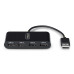 StarTech.com ST4200MINI2-USB-HUB interface hub USB 2.0 480 Mbit/s Black