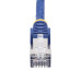 StarTech.com 2m Blue CAT8 Ethernet Cable, Snagless RJ45, 25G/40G, 2000MHz, 100W PoE++, S/FTP, 26AWG Pure Bare Copper Wire, LSZH, Shielded Network Patch Cord w/Strain Reliefs, Individually Tested