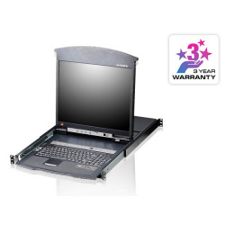 ATEN 16-Port 17" LCD CAT5e/6 KVM Switch (Dual Rail)