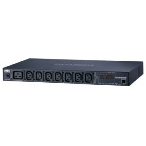 ATEN 1U 16A 8 Outlet Switched Bank Metered PDU + Free Eco PDU Manager Software