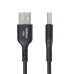 StarTech.com 6.6ft (2m) USB-A to USB-C Charging Cable, Charge & Sync, 3A, USB 2.0, TPE Jacket - Black USB Charging Cord