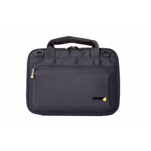 Techair TAE4802 Meet the ultimate 11-12” Chromebook case – it's like a work-in style superhero! Fasten it with secure screen clips, protect with EVA panels, and ID it easily. Your Chromebook's new best friend!