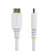 StarTech.com 6ft (1.8m) Premium Certified High Speed HDMI Cable, 4K 60Hz/1440p 144Hz, HDR10/HDCP 2.2/ARC, 18Gbps, UHD HDMI 2.0 Cord for TV/Monitor/Display, TPE Jacket, White
