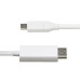 StarTech.com 6ft (2m) USB-C to DisplayPort 1.2 Cable, Bidirectional, 4K 60Hz, White Video Adapter Cord for Apple MacBook Pro / Air M1 M2 M3 M4, Mac Mini / Studio, Thunderbolt Compatible