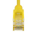 StarTech.com 1m Yellow Slim CAT6 Ethernet Cable, Snagless, 100W PoE, UTP, LSZH, 28AWG Pure Bare Copper Wire, Slim RJ45 Network Patch Cord w/Strain Reliefs, Fluke Tested