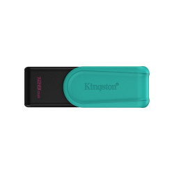 Kingston Technology DataTraveler 128GB Portable USB 3.2 Gen 1 Exodia S (Black/Turquoise)