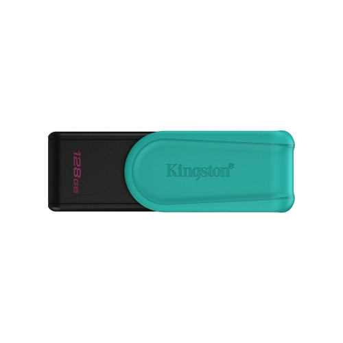 Kingston Technology DataTraveler 128GB Portable USB 3.2 Gen 1 Exodia S (Black/Turquoise)