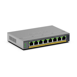 NETGEAR GS108EPP Unmanaged Gigabit Ethernet (10/100/1000) Power over Ethernet (PoE) Desktop/Wall-Mounting Grey