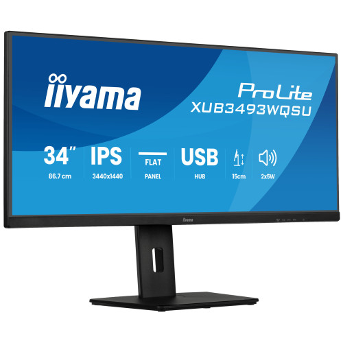 iiyama ProLite XUB3493WQSU-B6 computer monitor 86.4 cm (34