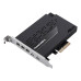 ASUS ThunderboltEX 5 interface cards/adapter Internal Mini DisplayPort, PCIe, USB 2.0